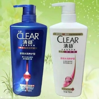 广州日化用品清扬洗发水沐浴露厂家