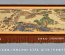 定制中国古典名画清明上河图手绘艺术挂毯客厅会所装饰壁毯画图片