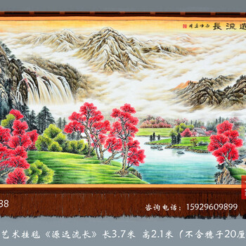 訂制民族風(fēng)格客廳裝飾壁掛毯中式設(shè)計(jì)風(fēng)格家居軟裝吸音材質(zhì)無框畫