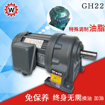 机械设备用齿轮减速电机厂家GH22卧式减速电机