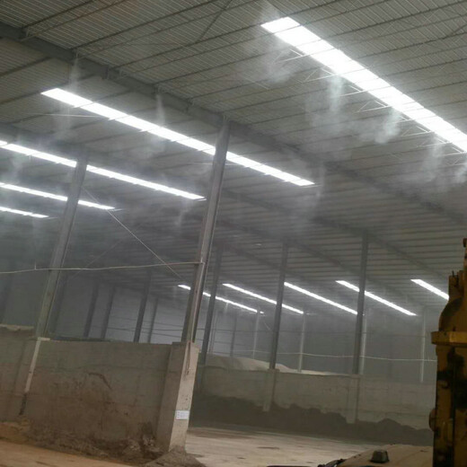 辉县煤棚喷雾降尘设备基础制作方法