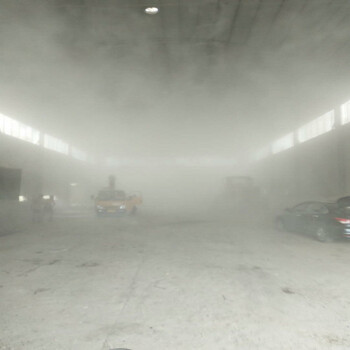 鲁山煤棚喷雾降尘设备清洁环保
