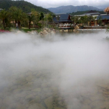 登封人工湖景观造雾原理