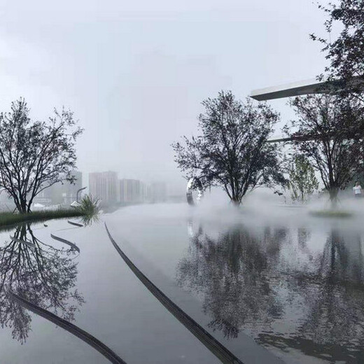 新郑人工湖景观造雾原理