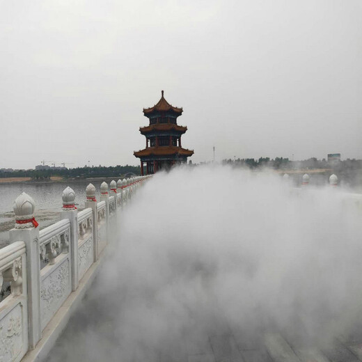 安庆小区雾化设备施工现场