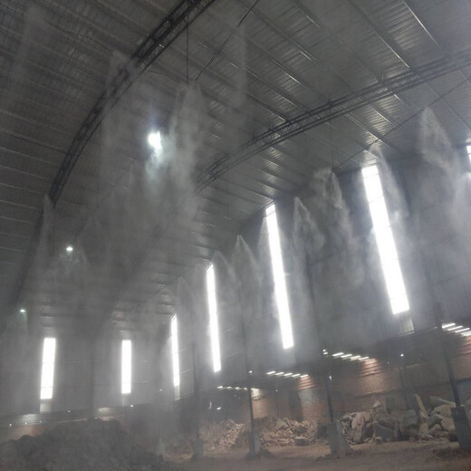 鹤壁煤厂水雾降尘系统原理