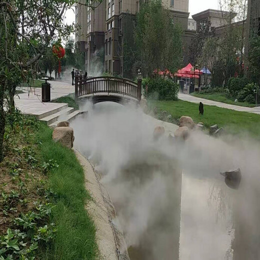 淮安温泉景观造雾设备送货安装