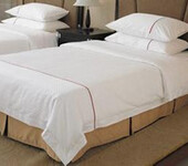 北京酒店宾馆床上用品布草棉织品批发定做厂家