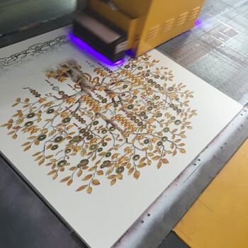厂家供应3D浮雕艺术玻璃打印机工业级打印标准化装备