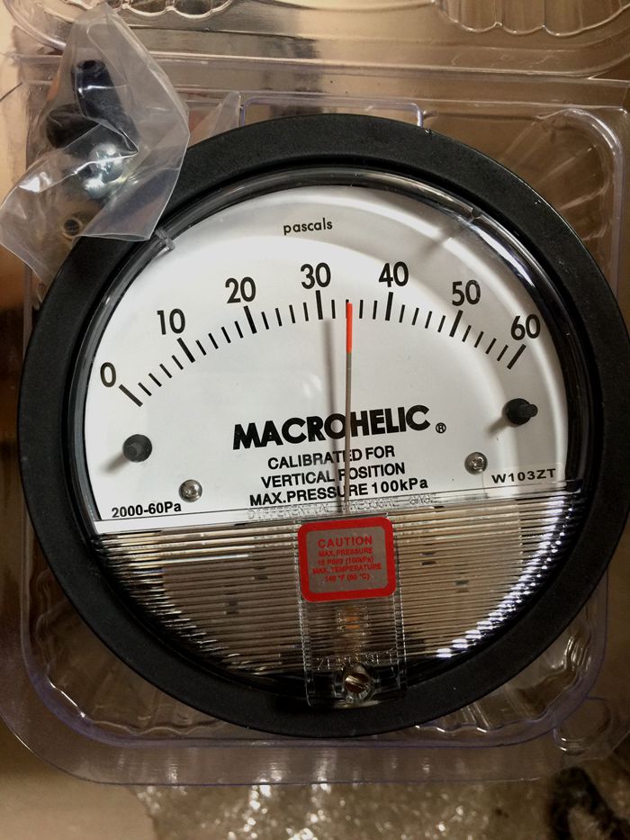 塞尔瑟斯MACROHELIC2000-60pa压差表指针微差压表