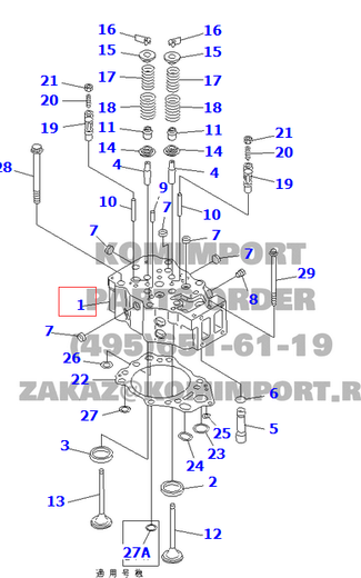 现货供应6D140-2发动机缸盖6211-12-1100