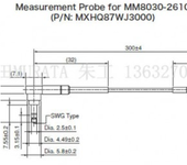 三代射频线MXHQ87WJ3000村田射频线手机测试线