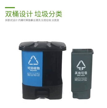 分類垃圾桶，戶外市內垃圾桶，