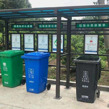 仿古防腐木垃圾房垃圾分類亭垃圾亭木制收集箱