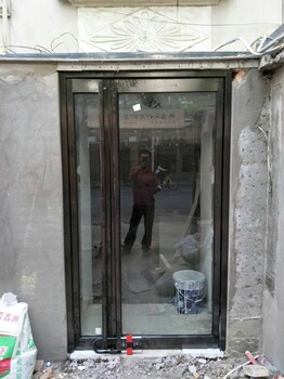 天津河西区定制无框玻璃门价格，天津定制钢化玻璃门厂家
