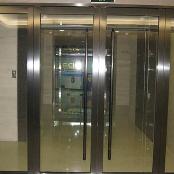 大港区定制钢化玻璃门厂家天津承接安装电动玻璃门