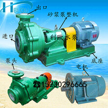 利欧80UHB-ZK-40-20卧式耐腐蚀砂浆泵