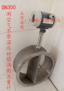 沧州贝特厂家LUGB型DN200压缩空气流量计/蒸汽涡街流量计可带4-20mA或485通讯