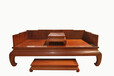 济南市红木品牌罗汉床排行榜工艺美术大师新款大红酸枝罗汉床