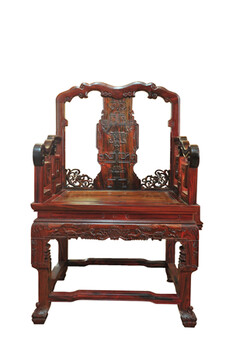 大红酸枝太师椅销售价格工艺美术师红木太师椅身份象征