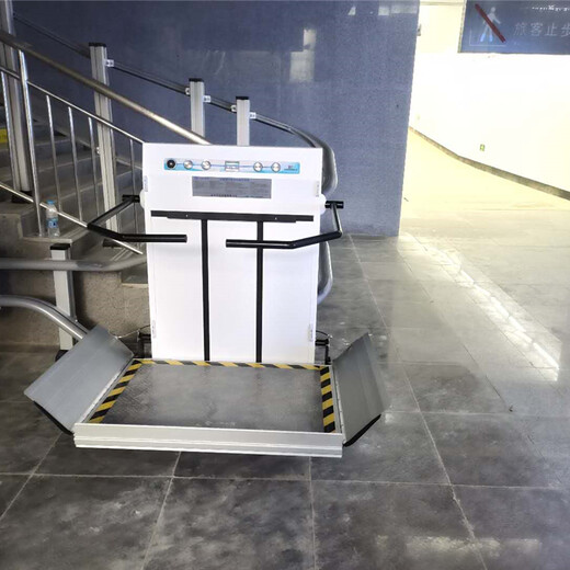 启运爬楼曲线电梯生产轮椅升降设备残疾人电梯郑州市