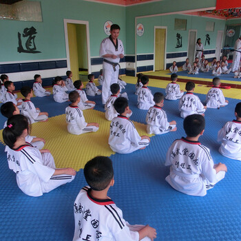来宾小孩学跆拳道中心来宾小孩跆拳道-来宾汉武堂