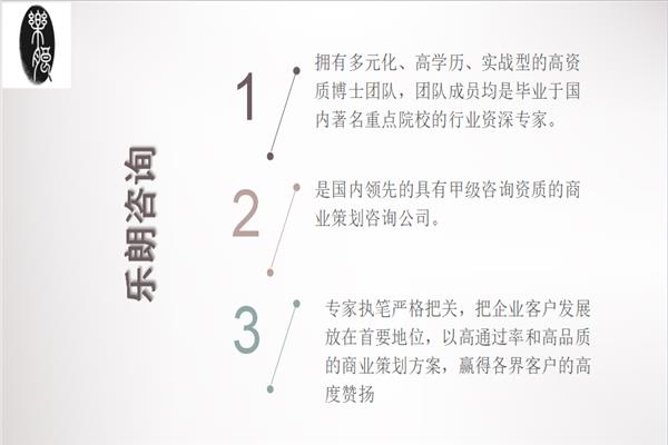 大连编写可行性报告公司有正规格式