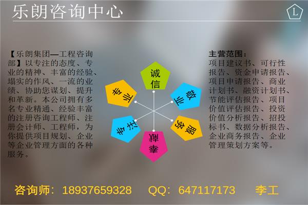 永靖县写可行性报告/写可研的正规公司