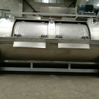 吉林120公斤倾斜式洗脱机全钢工业水洗机雄狮机械