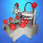 厂家供单色气球丝印机8工位转盘丝网印刷机定做非标转盘丝印机