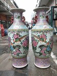落地大花瓶，景德镇陶瓷大花瓶，墨彩花瓶厂家，定制花瓶