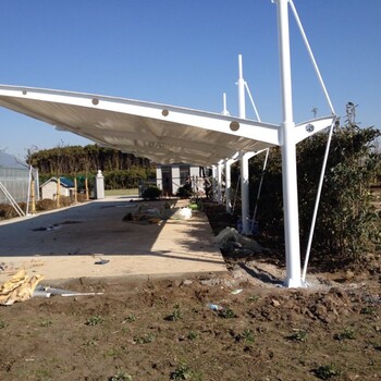 鄂州市公交站台雨棚,充电站膜结构制作安装厂家