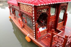 上海木船厂家供应画舫船大型电动观光休闲船景区旅游船图片3