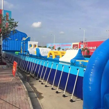 水上大闖關廠家水上闖關設備兒童游樂園價格