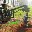 江蘇蘇州水泥桿挖坑機施工打洞挖坑機