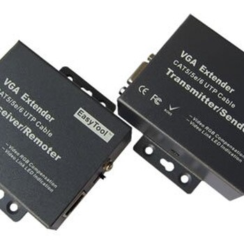 50米VGA延长器/VGA网线延长器VGA传输器/诊断指示无需电源3套包邮