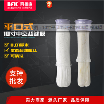 10寸平口中空纖維超濾膜超濾膜濾芯凈水器濾芯中空纖維超濾膜