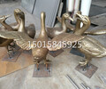 鸭雕塑_纯铜锻造鸭子造型动物雕塑摆件