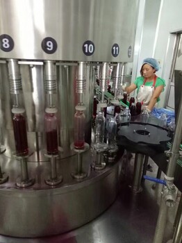 沧狮自动化葡萄酒负压灌装机,徐州葡萄酒全自动灌装机设计合理