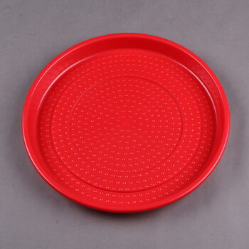 天仕利厂家生产41厘米圆开食盘塑料喂养盘雏鸡用塑料盘子