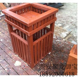 西安木质垃圾桶批发-实木垃圾桶价格-西安木质垃圾桶图片图片5