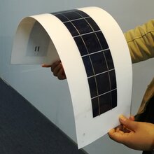 供应高质量太阳能软性电池板ZD20w,中德太阳能滴胶板直销图片