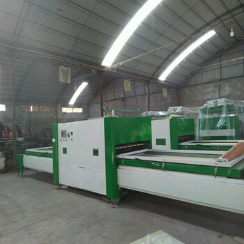 山东泰安木材加工全自动真空覆膜机厂家林木机械生产销售