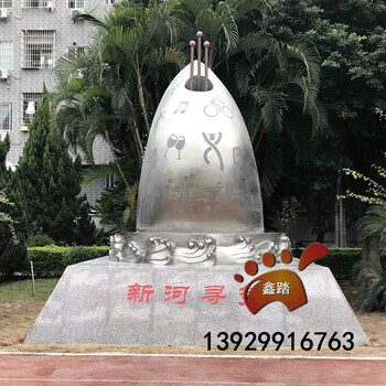 城市景觀不銹鋼雕塑制作過程