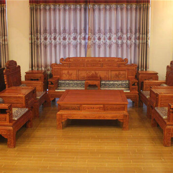 红木家具品牌及价格-金玉满堂大床-全套红木家具-红木家具厂-订做红木家具