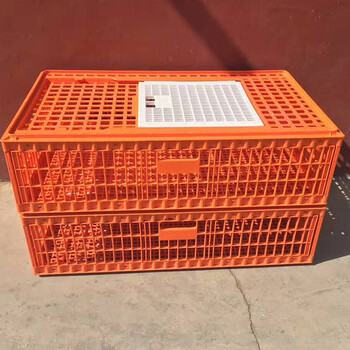 家禽塑料周转箱鸡鸭运输笼子运输用塑料笼子
