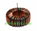 鐵硅鋁磁環電感KS050125A-800UH立式磁環電感環形電感
