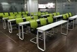 天津办公家具，长条桌阅览桌，可移动员工办公培训桌