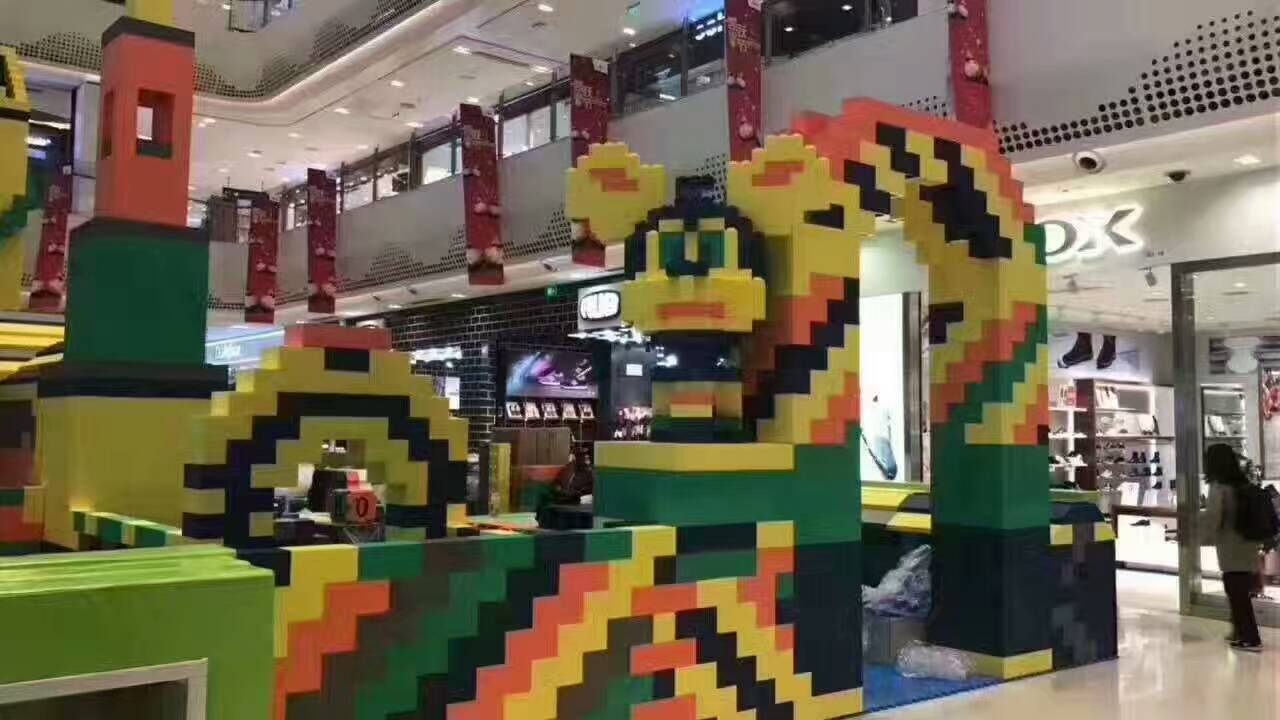 大型积木王国搭建出租乐高积木乐园海洋球整套租赁报价