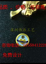 深圳滴胶金属司徽，哪里有做金属司徽，定制LOGO扣针，哪里能做司徽
